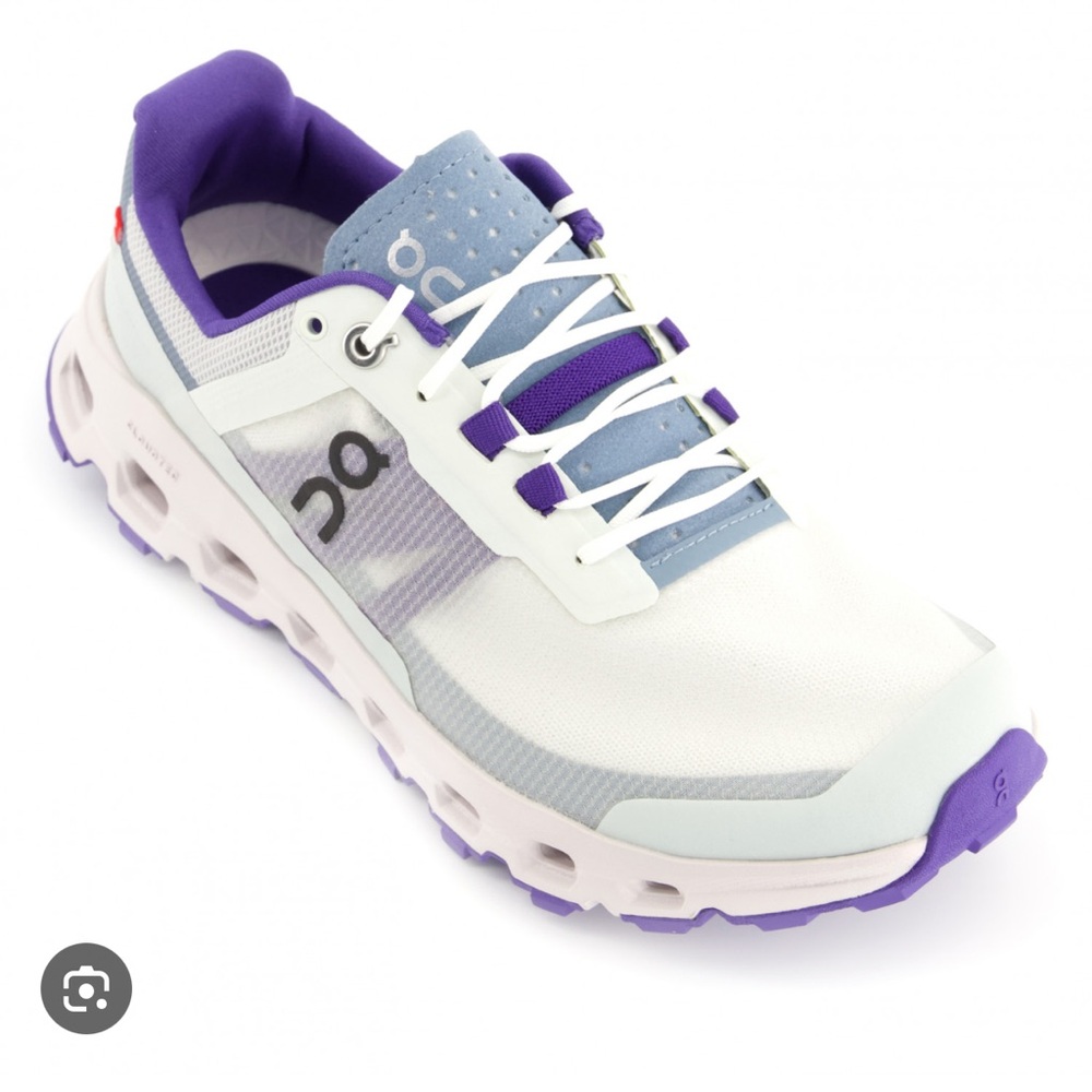 On Running Cloudnova Women's White & Purple Running Shoe